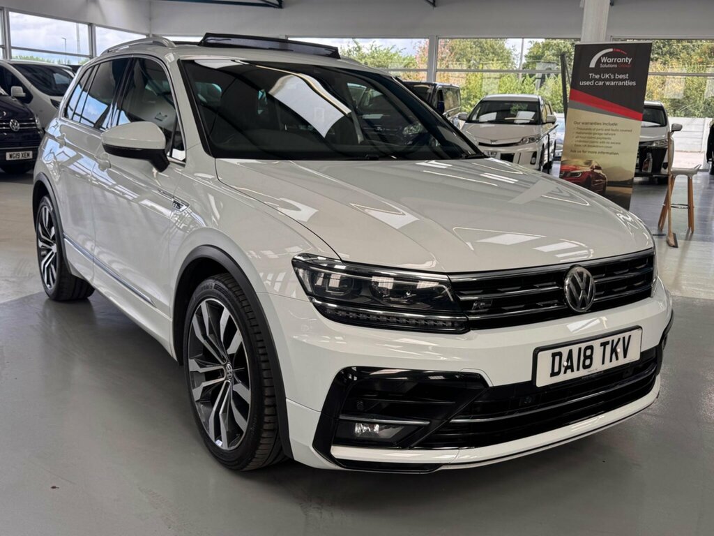 Volkswagen Tiguan 2.0 Tdi R-line Dsg Euro 6 Ss White