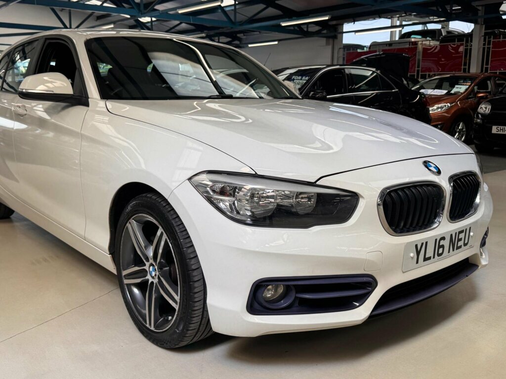 BMW 1 Series 2.0 118D Sport Euro 6 Ss White #4