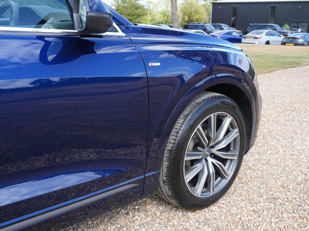 Audi Q8 3.0 Tdi V6 50 S Line Suv Tiptronic Quat PJ68USO Blue #6