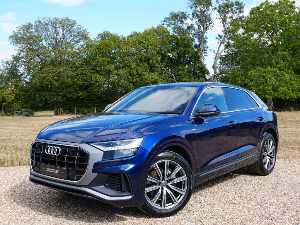 Audi Q8 3.0 Tdi V6 50 S Line Suv Tiptronic Quat PJ68USO Blue