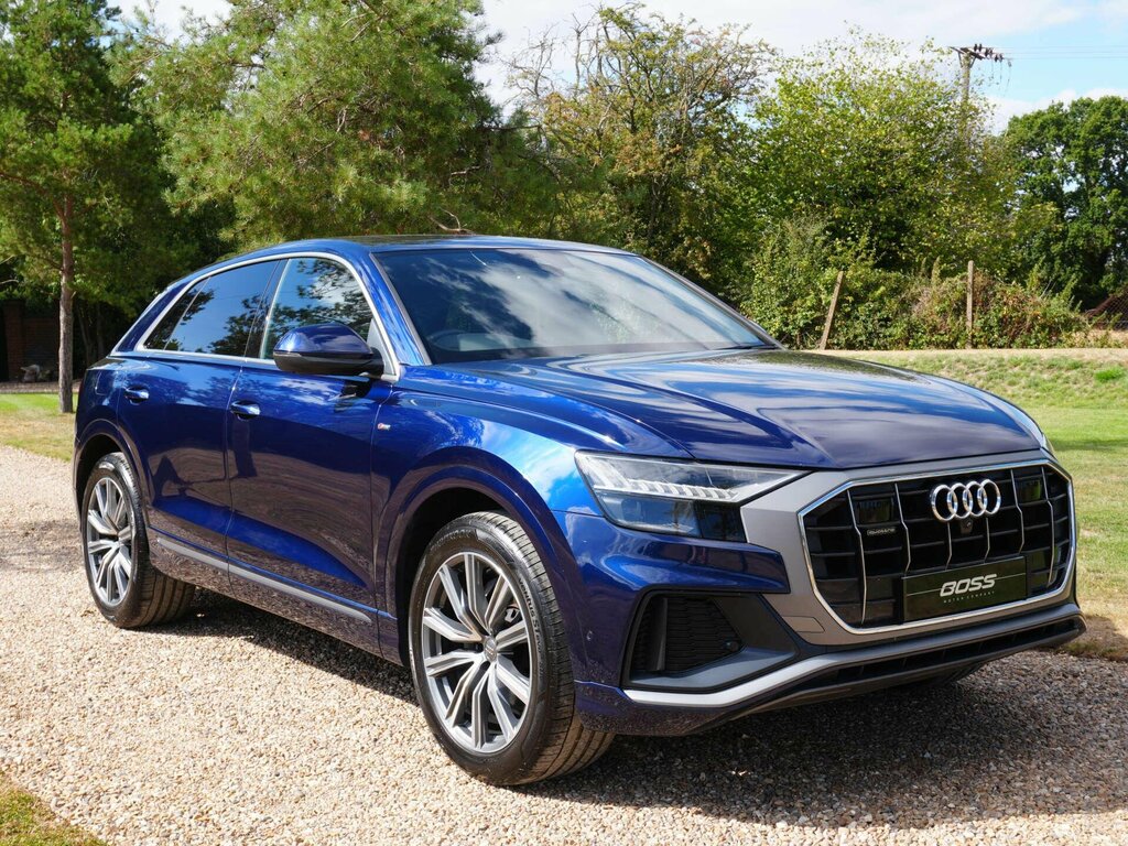 Audi Q8 3.0 Tdi V6 50 S Line Suv Tiptronic Quat PJ68USO Blue #2