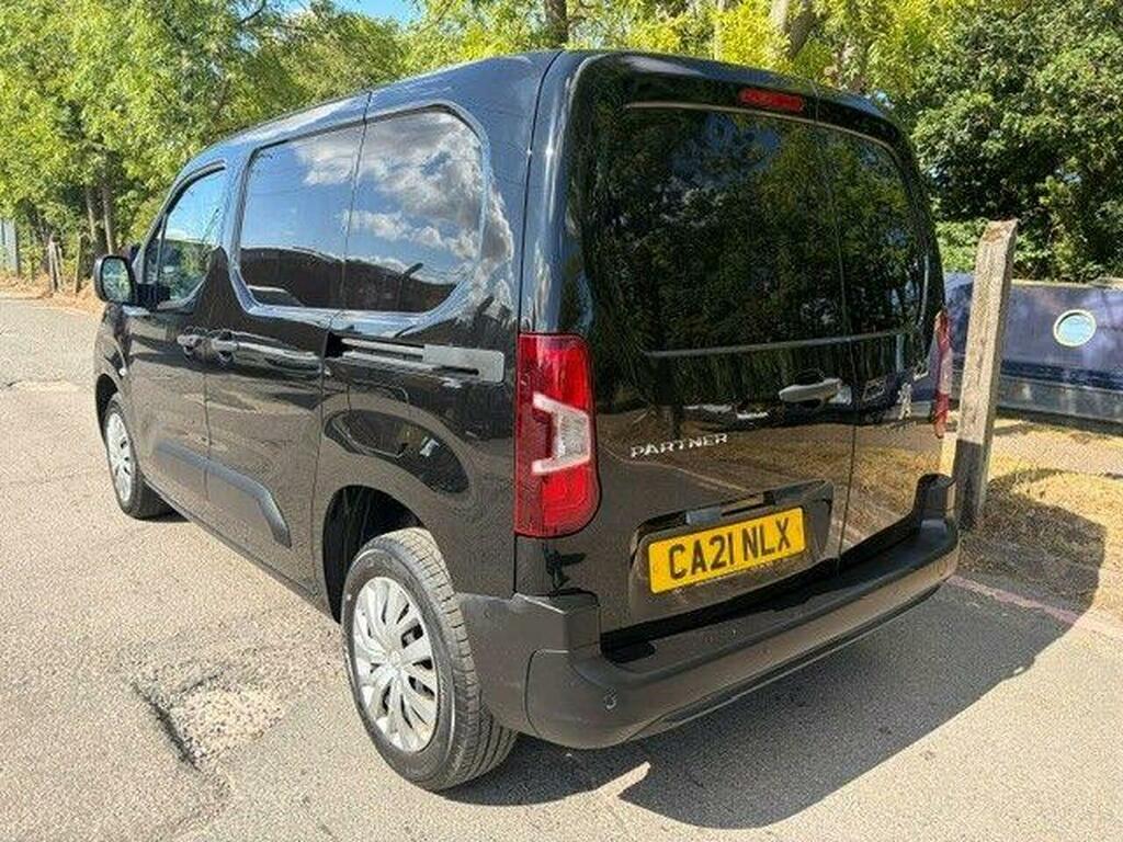 Peugeot Partner 1.5 Bluehdi 1000 Professional Standard Panel Van S Black #5
