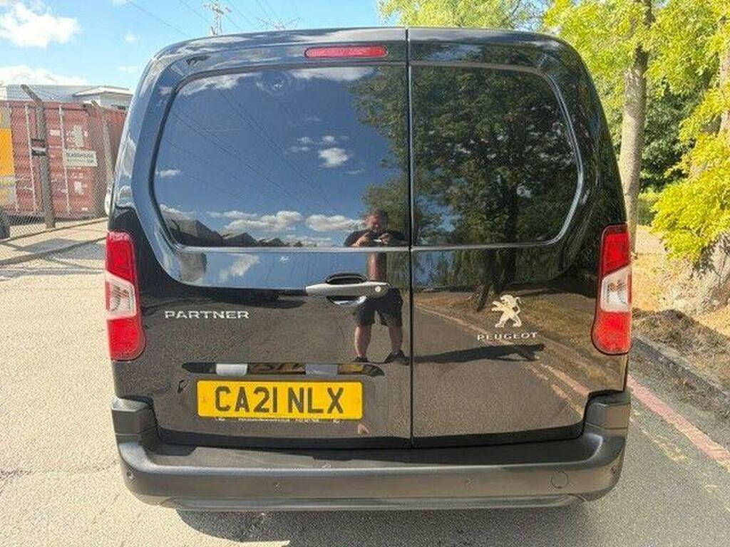 Peugeot Partner 1.5 Bluehdi 1000 Professional Standard Panel Van S Black #6