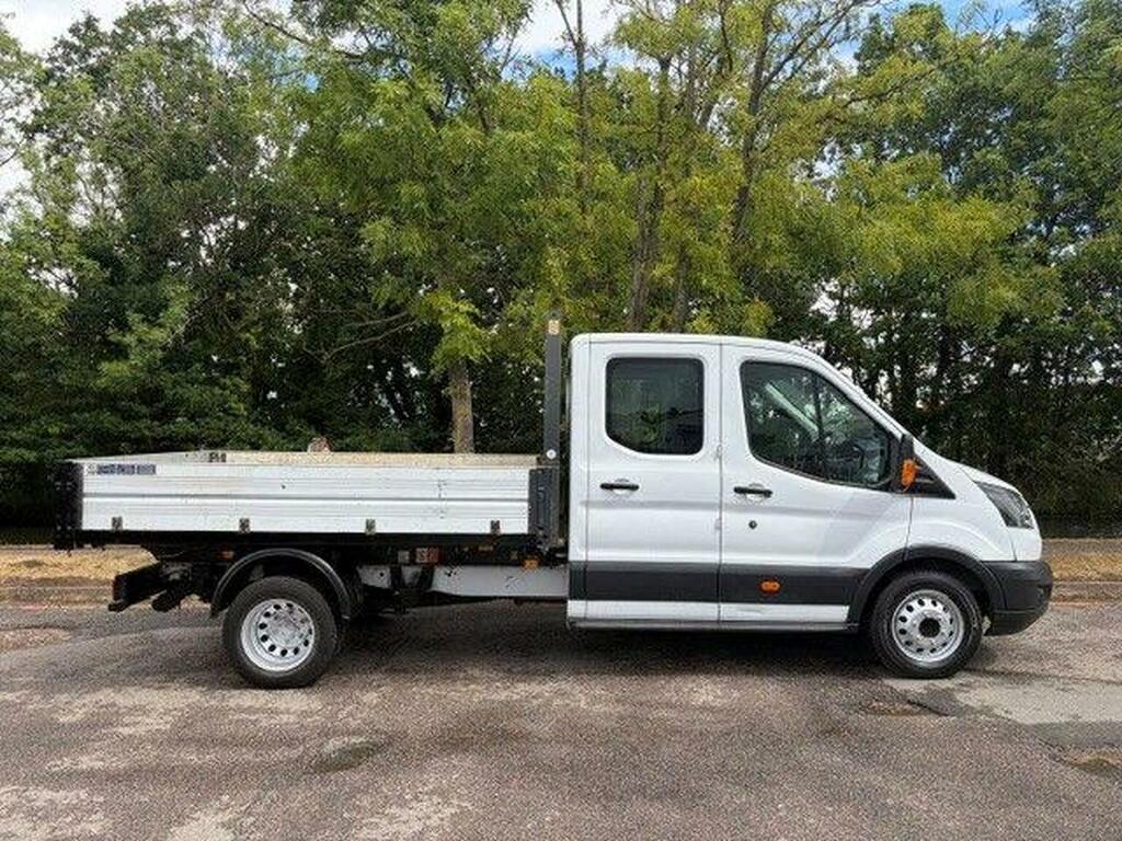 Ford Transit Custom 2.0 350 Ecoblue 1-Way Double Cab Tipper Rwd L3 Eur AJ19PCZ White #5