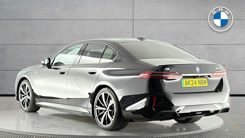 BMW i5 Saloon Blue #2