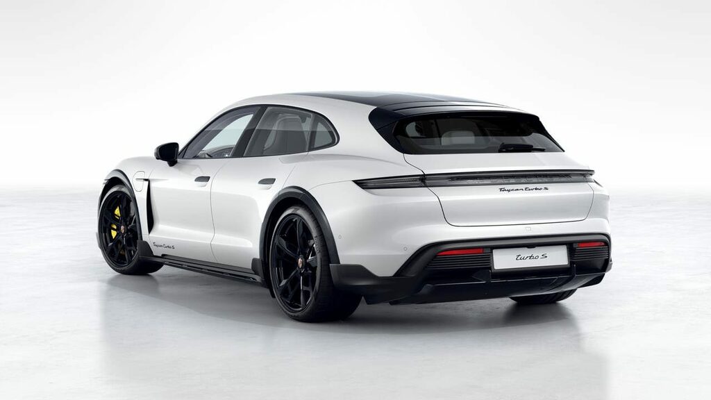 Porsche Taycan Electric White #3