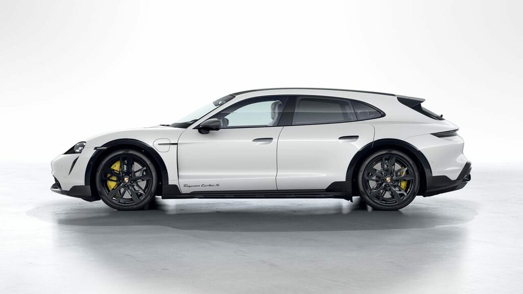Porsche Taycan Electric White #2