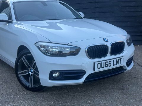 BMW 1 Series 2.0 118D Sport OU66LNT White #6