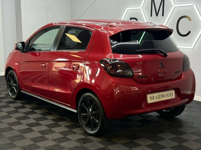Mitsubishi Mirage Hatchback Red #2