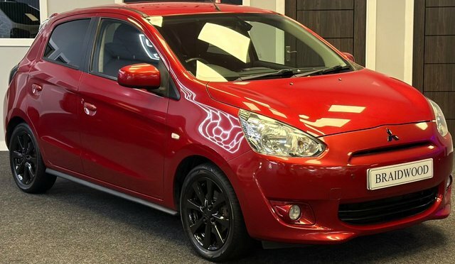 Mitsubishi Mirage Hatchback Red #3