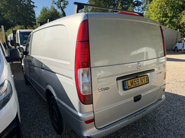 Mercedes-Benz Vito 111 Cdi Long Crew Van Daulliner High Roof Lwb No V White #7