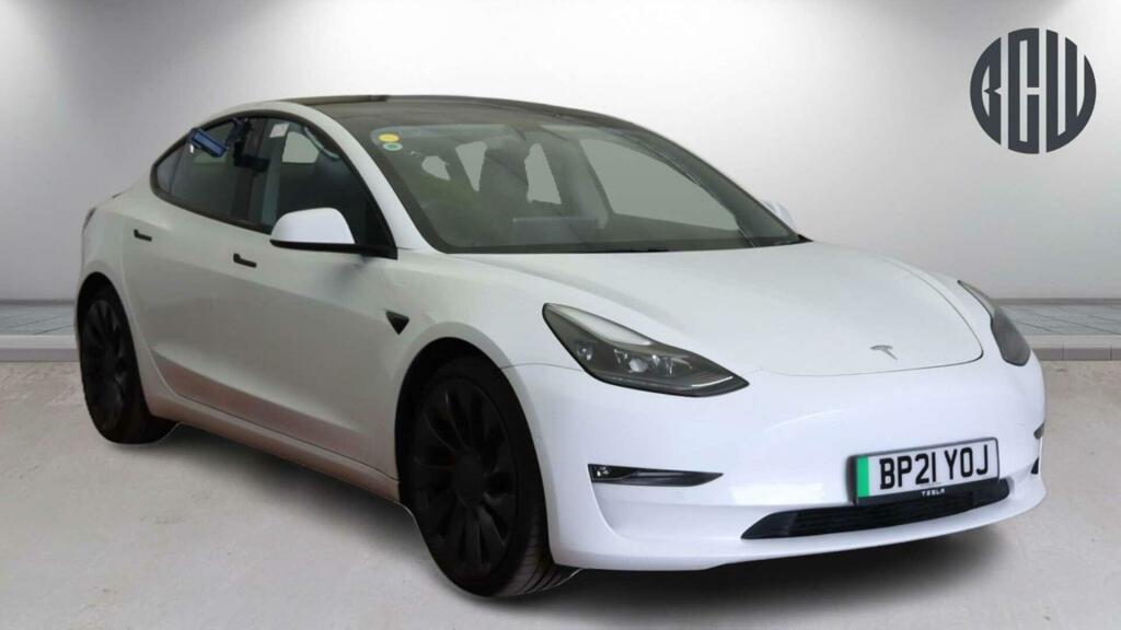 Tesla Model 3 Performance White