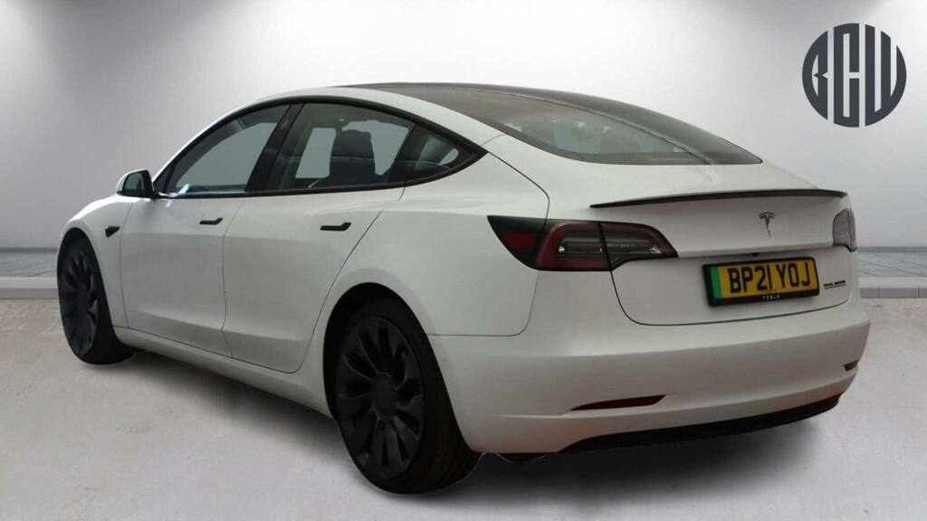 Tesla Model 3 Performance BP21YOJ White #3