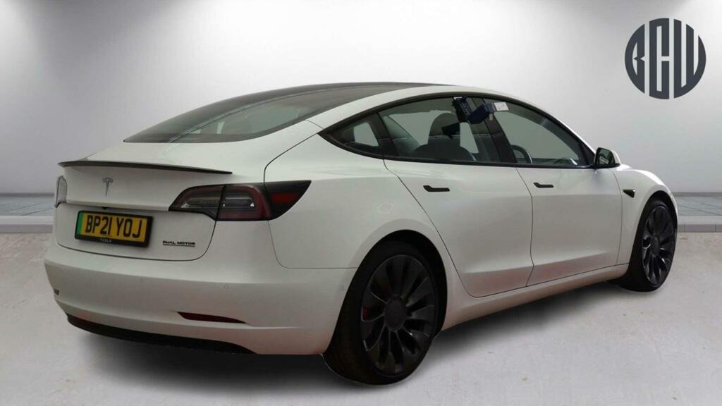 Tesla Model 3 Performance BP21YOJ White #4