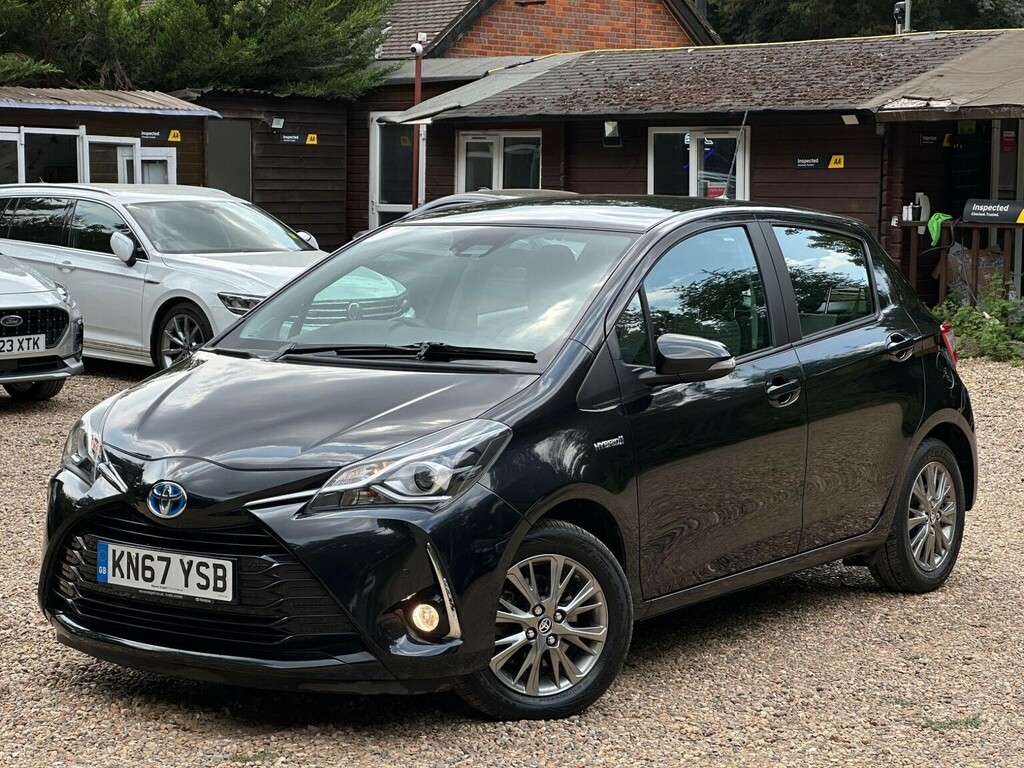 Toyota Yaris Hatchback 1.5 Vvt-h Icon Tech E-cvt Euro 6 Ss 5 KN67YSB Black #5