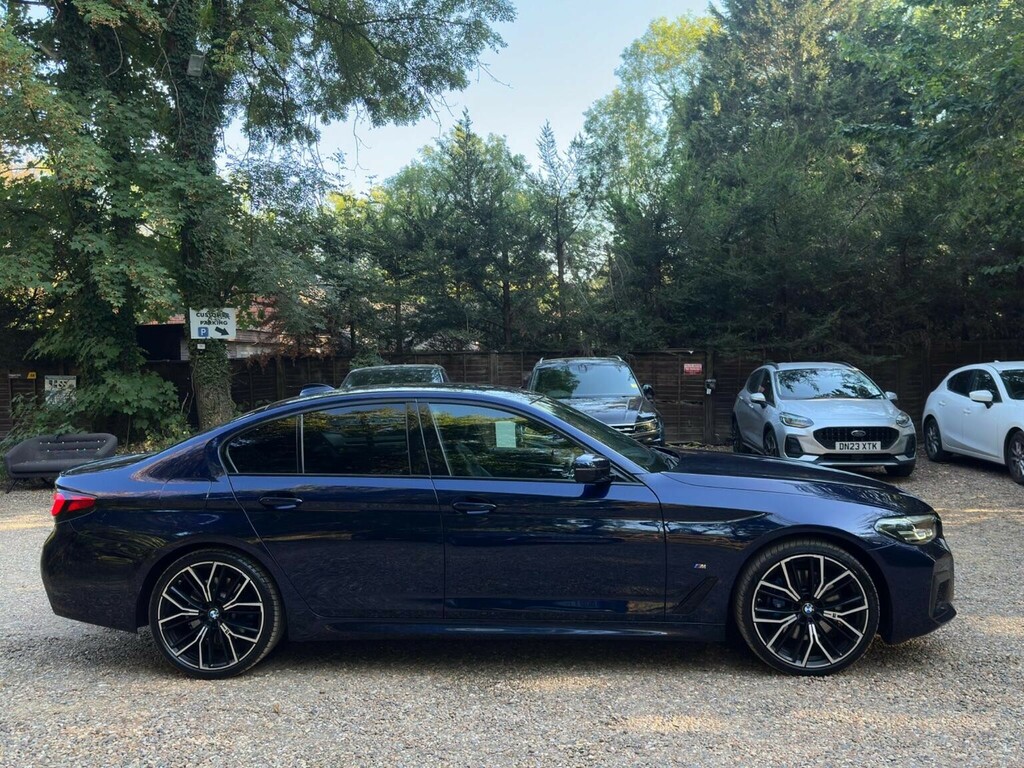 BMW 5 Series 2.0 520D Mht M Sport Steptronic Euro 6 Ss Blue #5