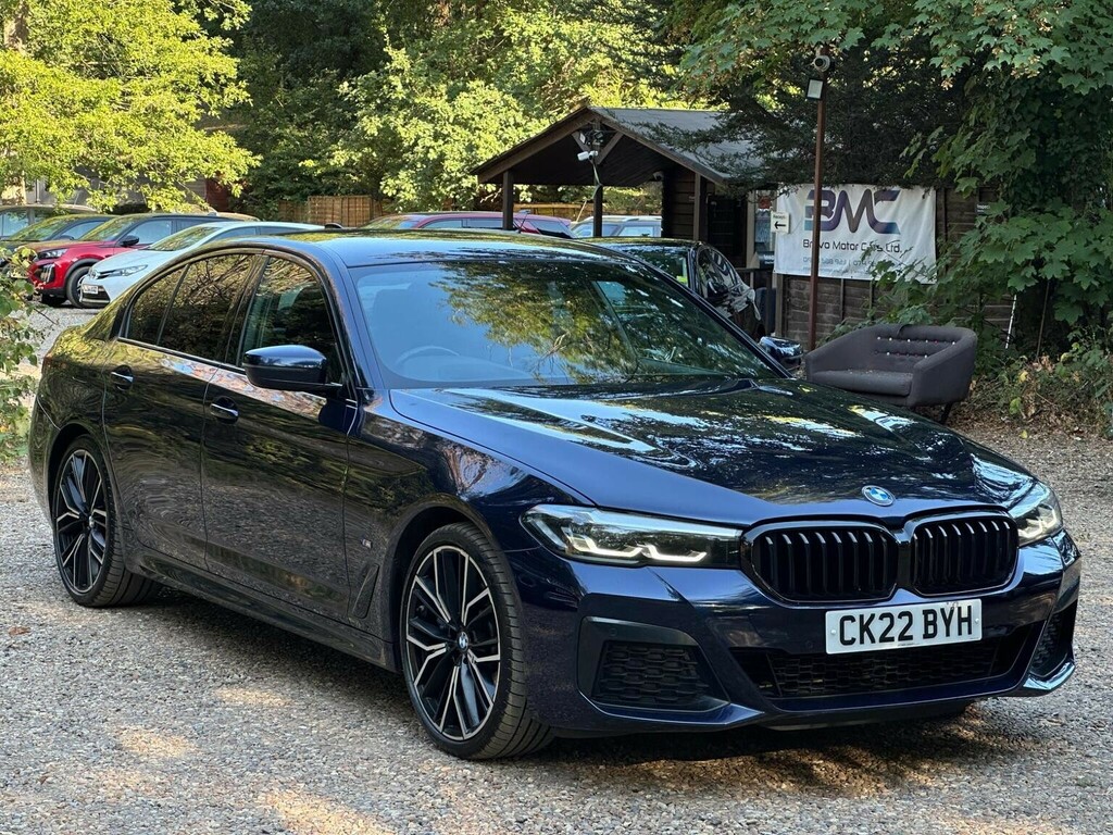 BMW 5 Series 2.0 520D Mht M Sport Steptronic Euro 6 Ss Blue #4