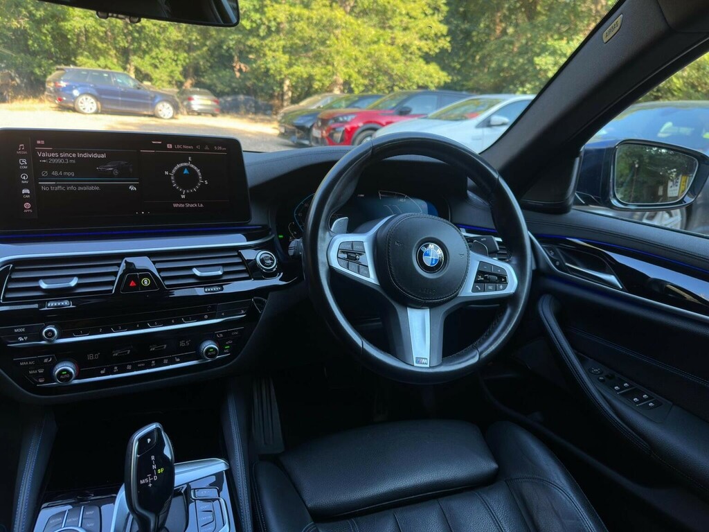 BMW 5 Series 2.0 520I Mht M Sport Saloon Hybrid Step Grey #21