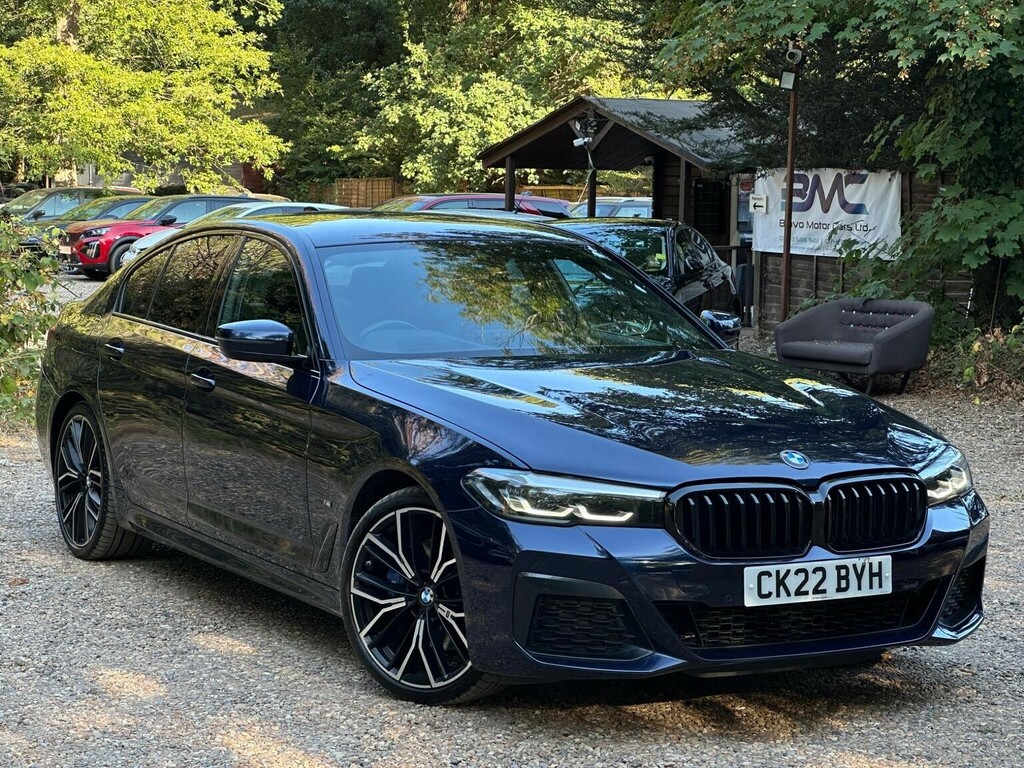 BMW 5 Series 2.0 520D Mht M Sport Steptronic Euro 6 Ss Blue