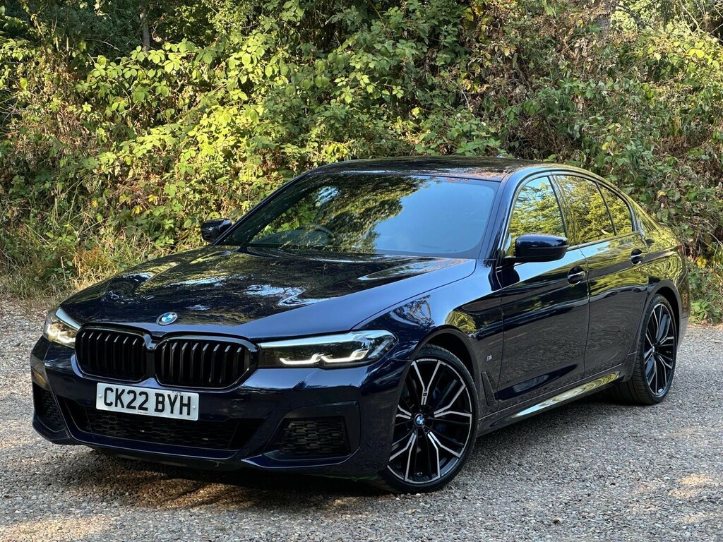 BMW 5 Series 2.0 520D Mht M Sport Steptronic Euro 6 Ss Blue #2