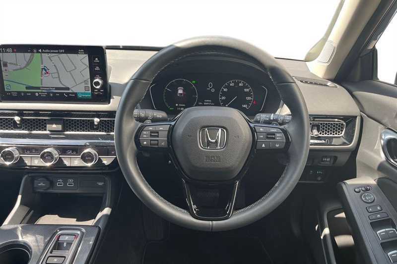Honda Civic 2.0 Ehev Elegance Cvt Grey #4