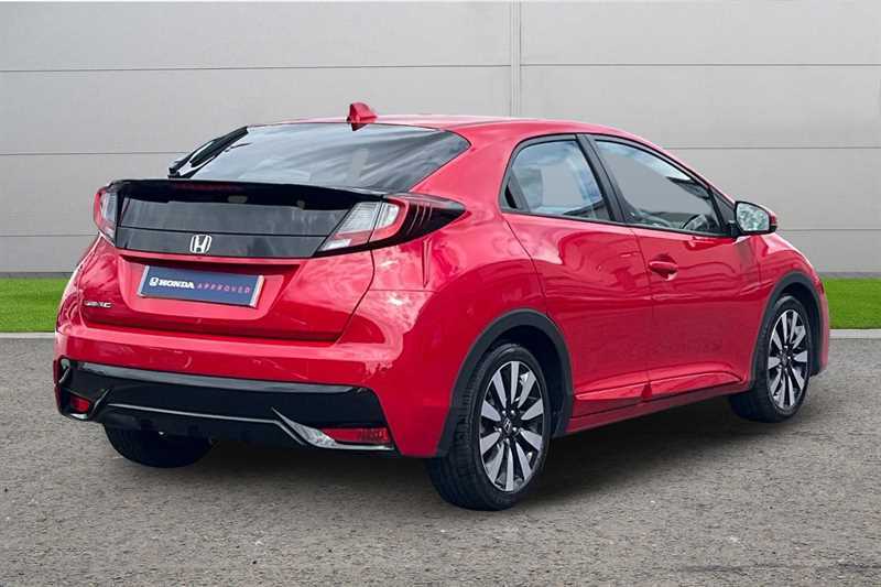 Honda Civic 1.8 I-vtec Se Plus Nav Red #3