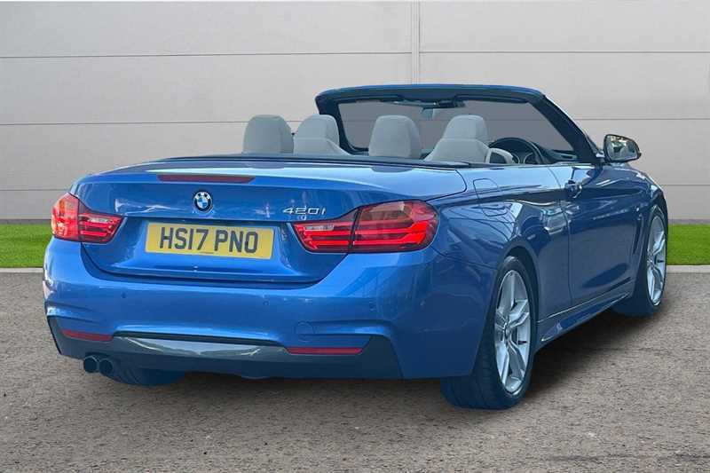 BMW 4 Series 420I M Sport Professional Media HS17PNO Blue #3