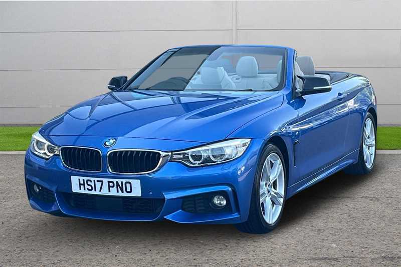 BMW 4 Series 420I M Sport Professional Media Blue