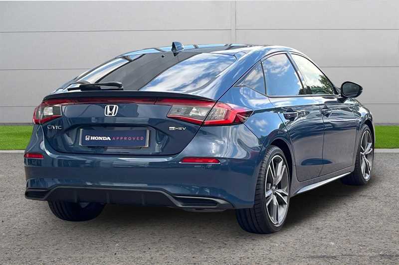 Honda Civic 2.0 H I-mmd Advance Hatchback Hybrid Ec Blue #12