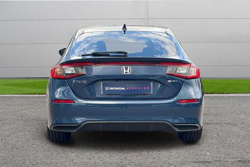 Honda Civic 2.0 H I-mmd Advance Hatchback Hybrid Ec Blue #7