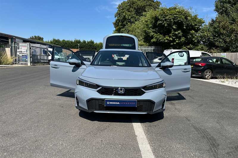 Honda Civic 2.0 H I-mmd Sport Hatchback Hybrid Ecvt White #34