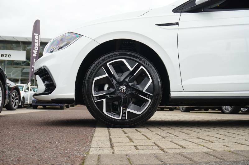 Volkswagen Polo Tsi R-line White #5
