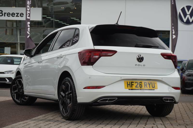 Volkswagen Polo Tsi R-line White #3
