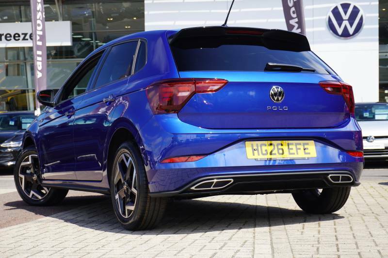 Volkswagen Polo Tsi 115 Dsg R-line Blue #3
