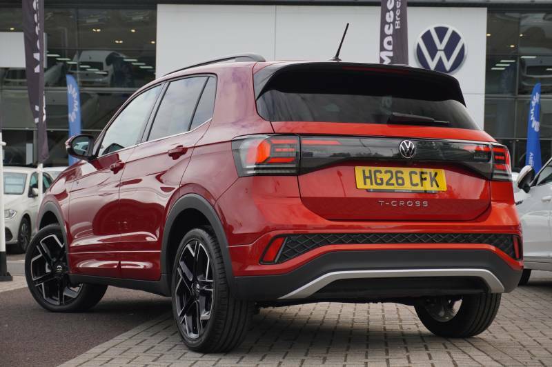 Volkswagen T-Cross Tsi 115 Dsg R-line Red #3