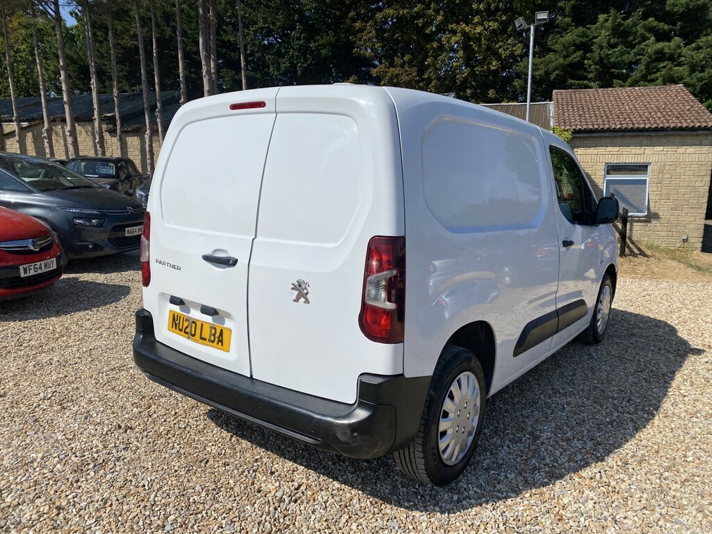 Peugeot Partner Panel Van 1.5 Bluehdi 1000 Professional 202020 White #3
