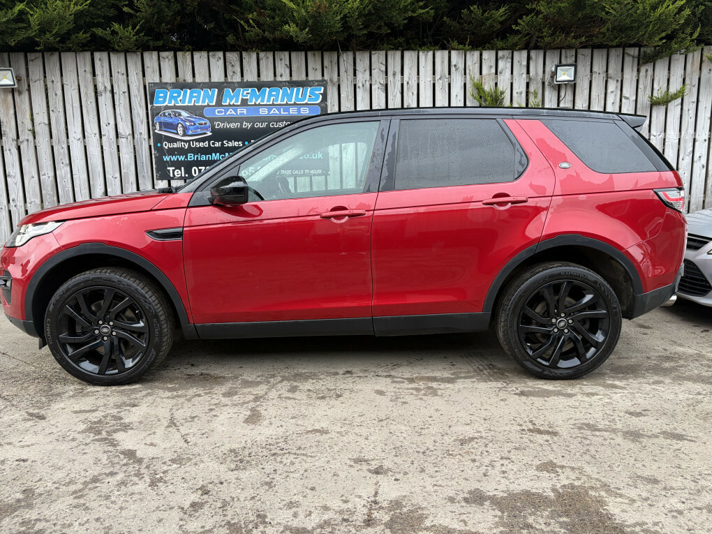 Land Rover Discovery Sport Black Hse Sd4 Red