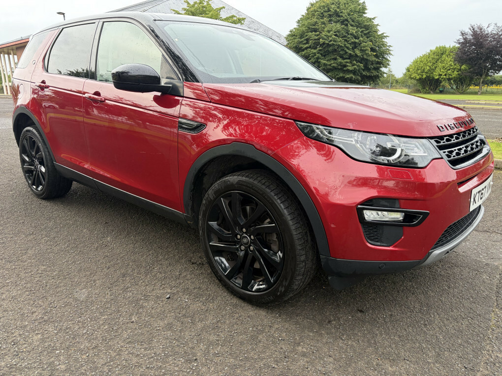 Land Rover Discovery Sport Black Hse Sd4 Red #4
