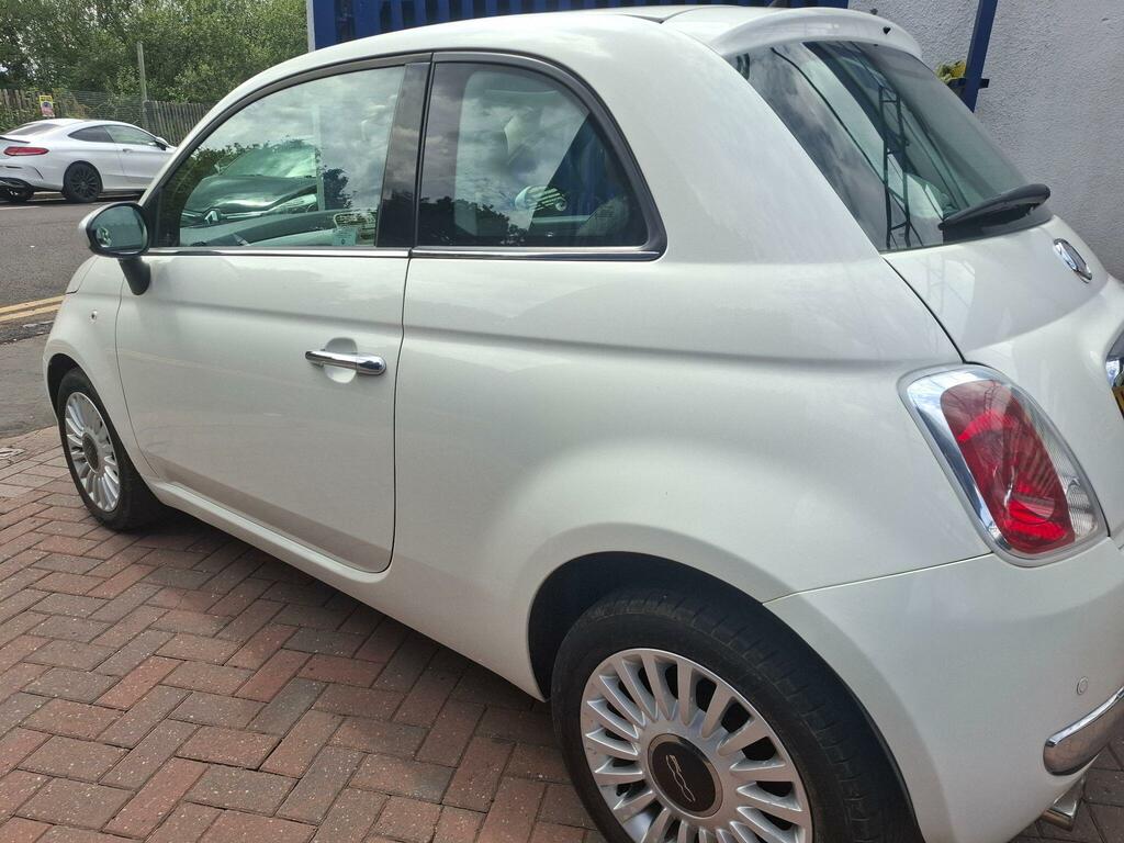 Fiat 500 Lounge White #6