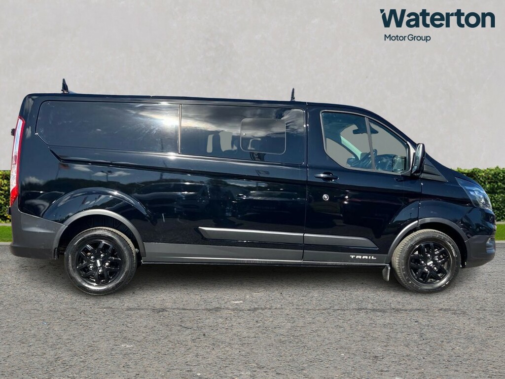 Ford Transit Custom 2.0 Ecoblue 130Ps Low Roof Dcab Trail Van CN72UOM Black #2