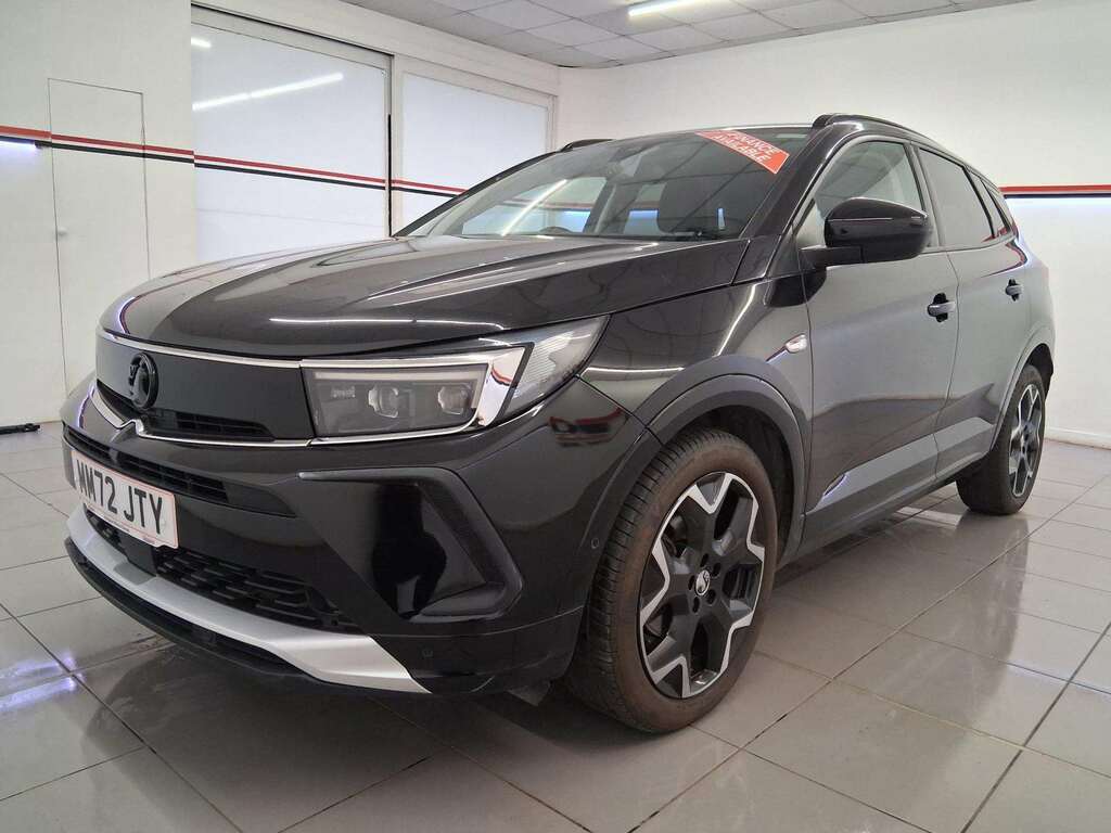 Vauxhall Grandland 1.2 Turbo Ultimate Suv MM72JTY Black #3
