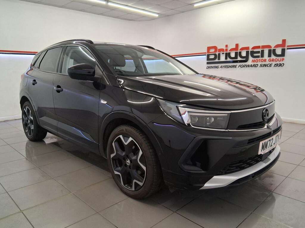 Vauxhall Grandland 1.2 Turbo Ultimate Suv MM72JTY Black #2