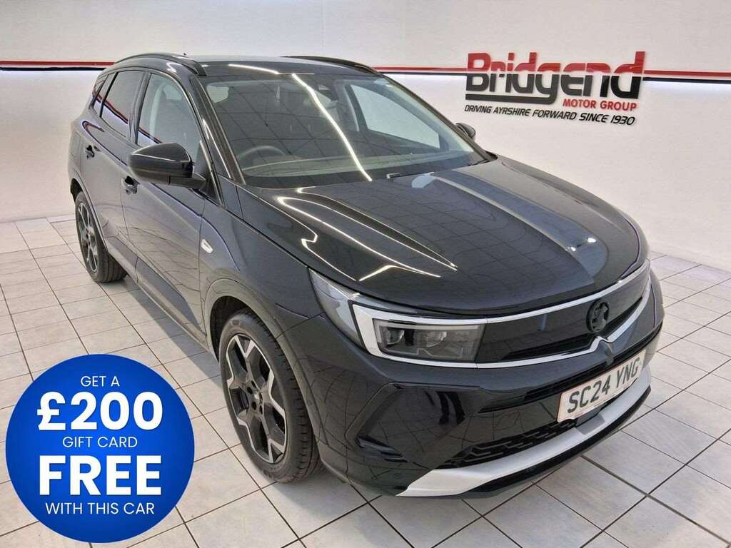 Vauxhall Grandland 1.2 Turbo Ultimate Suv SC24YNG Black #2