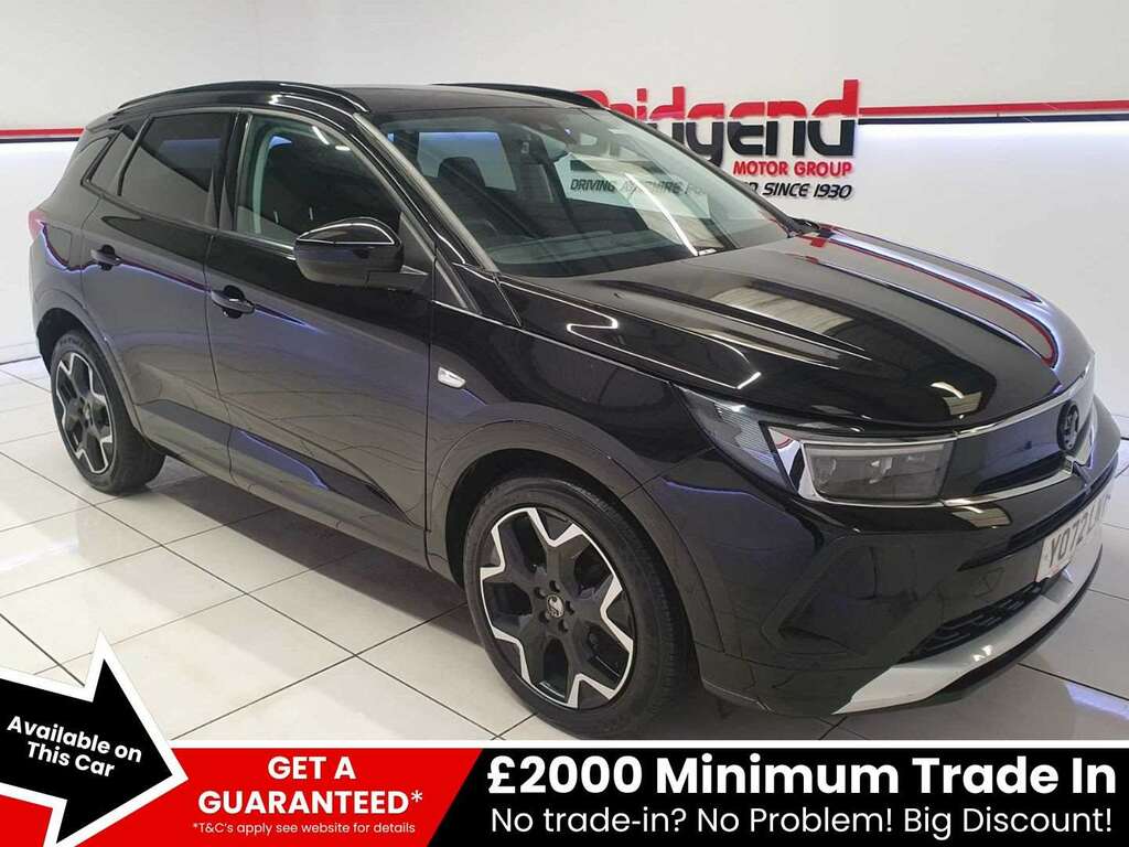 Vauxhall Grandland 1.5 Turbo D Ultimate Suv YO72LNV Black #2