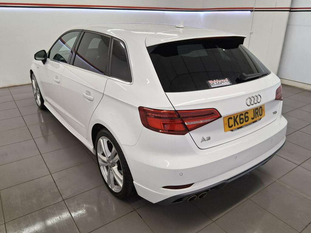 Audi A3 2.0 Tdi S Line Sportback White #4