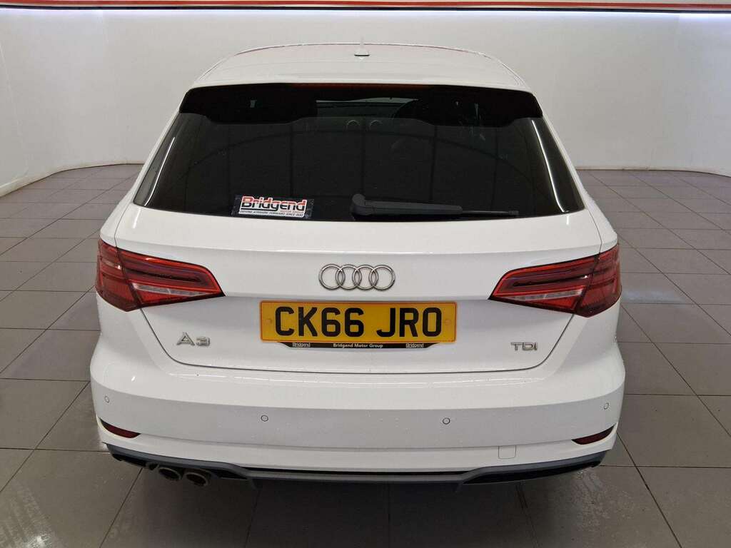 Audi A3 2.0 Tdi S Line Sportback White #5