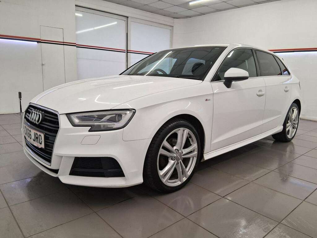 Audi A3 2.0 Tdi S Line Sportback White #3