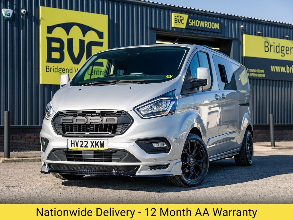 Ford Transit Custom Signature 300 2.0 Ecoblue 130 Bhp L2 Lwb 6 Seat Do Silver