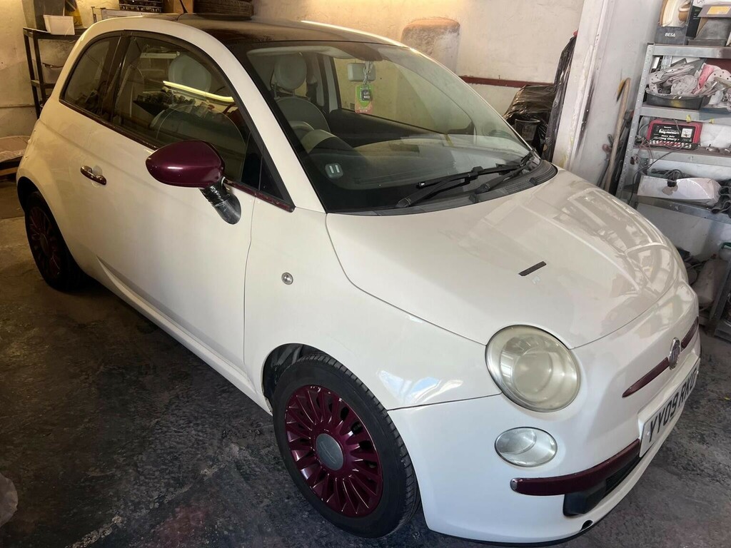 Fiat 500 1.2 Lounge Euro 5 Ss White