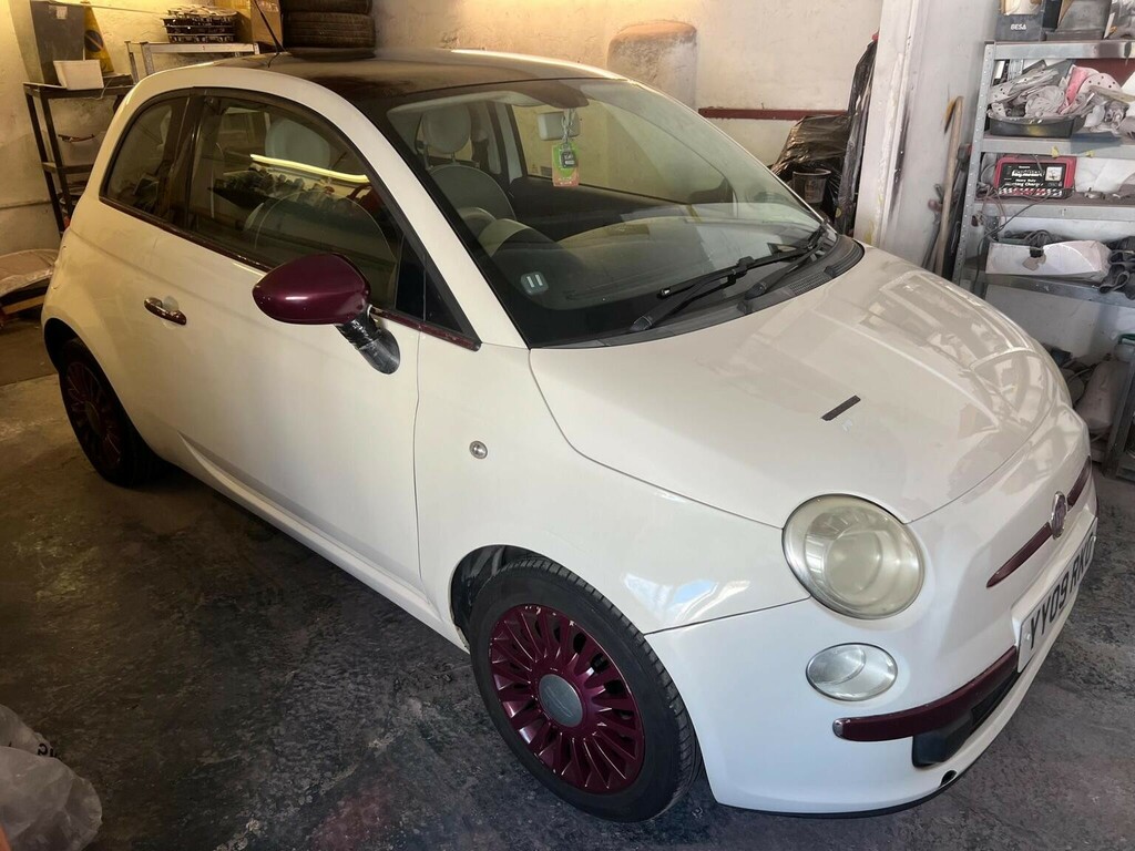 Fiat 500 1.2 Lounge Euro 5 Ss White #5
